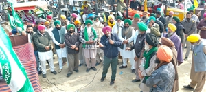 ਸੰਯੁਕਤ ਕਿਸਾਨ ਮੋਰਚਾ ਦੀ ਅਗਵਾਈ ਹੇਠ ਕੱਢਿਆ ਟਰੈਕਟਰ ਮਾਰਚ
