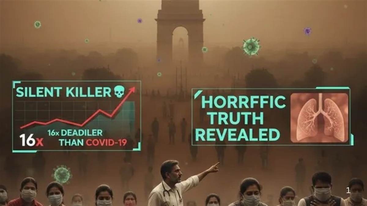 ਦਿੱਲੀ ਦੀ ਹਵਾ ਬਣੀ 'ਸਾਈਲੈਂਟ ਕਿੱਲਰ', COVID-19 ਤੋਂ 16 ਗੁਣਾ ਜ਼ਿਆਦਾ ਘਾਤਕ; ਸਾਹਮਣੇ ਆਇਆ ਖੌਫ਼ਨਾਕ ਸੱਚ