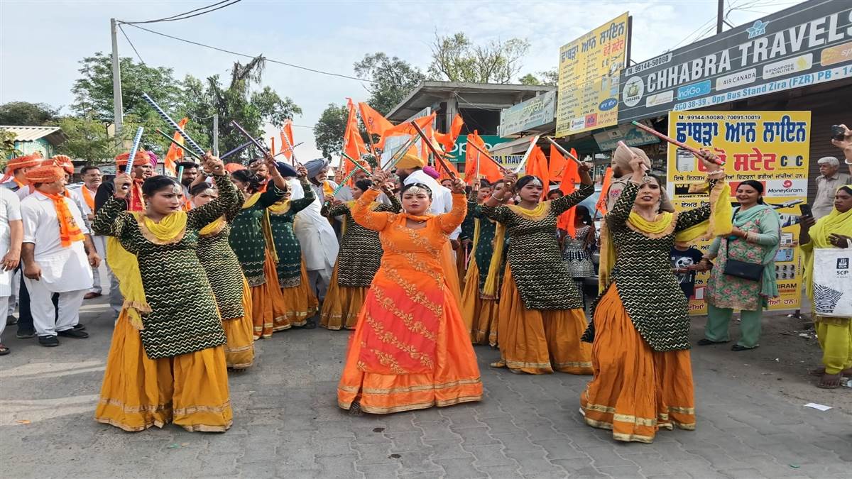 ਭਗਵਾਨ ਸ਼੍ਰੀ ਰਾਮ ਦੇ ਜੈਕਾਰਿਆਂ ਨਾਲ ਗੂੰਜਿਆ ਸ਼ਹਿਰ