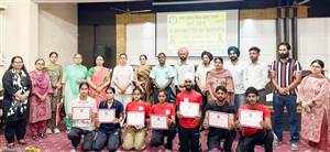 ਬਲਰਾਜ ਜ਼ਿਲ੍ਹਾ ਪੱਧਰੀ ਰੈੱਡ ਰਿਬਨ ਮੈਰਾਥਨ ’ਚ ਅੱਵਲ ਰਿਹਾ