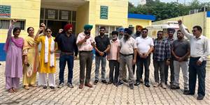 ਮੁੱਢਲਾ ਸਿਹਤ ਕੇਂਦਰ ਕੀਰਤਪੁਰ ਸਾਹਿਬ ਦੇ ਸਟਾਫ ਵੱਲੋਂ ਹੜਤਾਲ