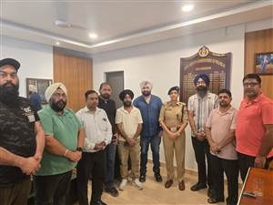 ਪੰਜਾਬ ਸਟੇਟ ਟ੍ਰੇਡਰਜ਼ ਕਮਿਸ਼ਨ ਦੀ ਏਡੀਸੀਪੀ ਮਾਧਵੀ ਸ਼ਰਮਾ ਨਾਲ ਅਹਿਮ ਮੀਟਿੰਗ