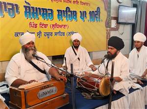 ਗੁਰੂਘਰ ਸੋਮਾ ਸਾਹਿਬ ਵਿਖੇ ਕਰਵਾਇਆ ਧਾਰਮਿਕ ਸਮਾਗਮ