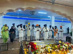 ਭਾਈ ਬਲਵਿੰਦਰ ਸਿੰਘ ਨੇ ਗੁਰਬਾਣੀ ਦੇ ਉਪਦੇਸ਼ਾਂ ਨੂੰ ਜੀਵਨ ’ਚ ਅਪਣਾਉਣ ਲਈ ਪ੍ਰੇਰਿਆ
