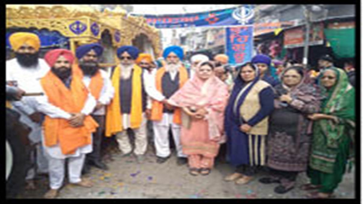 ਆਗਮਨ ਪੁਰਬ ਸਬੰਧੀ ਸਜਾਈ ਸ਼ੋਭਾ ਯਾਤਰਾ