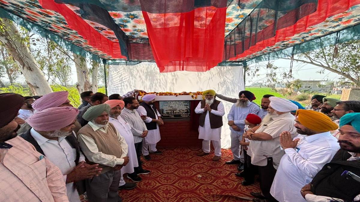 ਵਿਧਾਇਕ ਸੇਖੋਂ ਨੇ ਦੋ ਪ੍ਰਾਜੈਕਟਾਂ ਦੇ ਨੀਂਹ ਪੱਥਰ ਰੱਖੇ