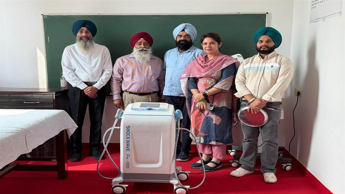 ਗੁਰੂ ਗ੍ਰੰਥ ਸਾਹਿਬ ਵਰਲਡ ਯੂਨੀਵਰਸਿਟੀ ਵੱਲੋਂ ਆਧੁਨਿਕ ਥੈਰੇਪੀ ਜੰਤਰਾਂ ਦੀ ਸਥਾਪਨਾ