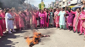 ਆਸ਼ਾ ਵਰਕਰ ਯੂਨੀਅਨ ਨੇ ਬਾਈਕਾਟ ਦੇ ਆਖ਼ਰੀ ਦਿਨ ਫੂਕਿਆ ਪੰਜਾਬ ਸਰਕਾਰ ਦਾ ਪੁਤਲਾ