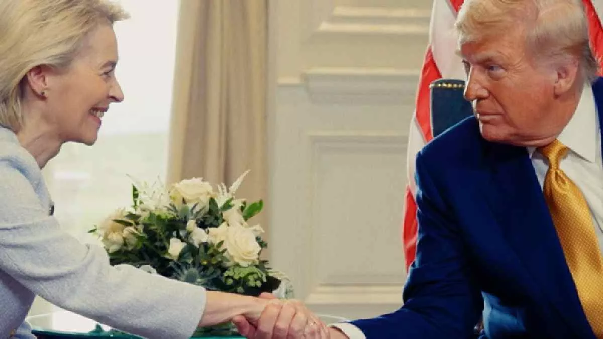 ਯੂਰਪੀਅਨ ਯੂਨੀਅਨ ਨਾਲ ਅਮਰੀਕਾ ਦਾ ਹੁਣ ਤੱਕ ਦਾ ਸਭ ਤੋਂ ਵੱਡਾ ਵਪਾਰ ਸਮਝੌਤਾ, ਡੋਨਾਲਡ ਟਰੰਪ ਨੇ ਵਪਾਰ ਸਮਝੌਤੇ 'ਤੇ ਕੀ ਕਿਹਾ?