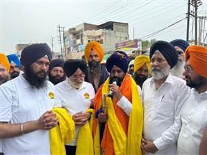 ਮੀਰੀ ਪੀਰੀ ਖ਼ਾਲਸਾ ਮਾਰਚ ਦਾ ਮੋਗਾ ਪੁੱਜਣ ’ਤੇ ਕੀਤਾ ਭਰਵਾਂ ਸਵਾਗਤ