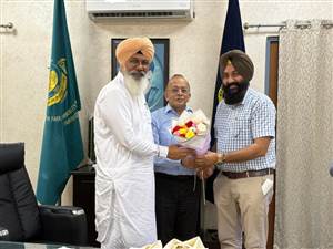 ਨਵ-ਨਿਯੁਕਤ ਵਾਈਸ ਚਾਂਸਲਰ ਡਾ. ਬਾਂਸਲ ਨੂੰ ਦਿੱਤੀ ਵਧਾਈ