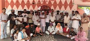ਦਰਬਾਰ ਬਾਬਾ ਗੁੱਗਾ ਜਾਹਰ ਪੀਰ ਹਰਿਆਣਾ ਤੋਂ ਨੰਗੇ ਪੈਰੀਂ 8 ਰੋਜ਼ਾ ਰਵਾਨਾ