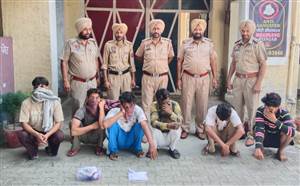 ਪਾਬੰਦੀਸ਼ੁਦਾ ਗੋਲ਼ੀਆਂ ਤੇ ਚਿੱਟੇ ਸਮੇਤ 6 ਵਿਅਕਤੀ ਕਾਬੂ