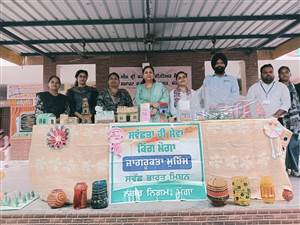 ਵਿਦਿਆਰਥੀਆਂ ਦੇ ਰਚਨਾਤਮਕ ਮਾਡਲਾਂ ਨੇ ਖਿੱਚਿਆ ਸਵੱਛਤਾ ਟੀਮ ਦਾ ਧਿਆਨ