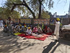 ਮਾਨਸਾ 'ਚ ਕਿਸਾਨਾਂ 'ਤੇ ਹੋਏ ਪੁਲਿਸ ਜਬਰ ਖ਼ਿਲਾਫ਼ ਬੀਕੇਯੂ ਏਕਤਾ ਉਗਰਾਹਾਂ ਵੱਲੋਂ ਮੌੜ ਥਾਣੇ ਅੱਗੇ ਰੋਸ ਧਰਨਾ