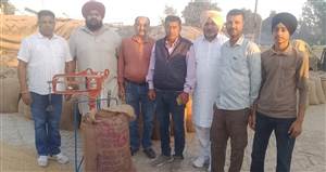 ਚੇਅਰਮੈਨ ਚੰਨਣ ਸਿੰਘ ਵੱਲੋਂ ਨੰਗਲ ਅਨਾਜ ਮੰਡੀ ਦਾ ਦੌਰਾ