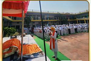 ਬਾਬਾ ਗੰਡਾ ਸਿੰਘ ਪਬਲਿਕ ਸਕੂਲ ’ਚ ਸੁਖਮਨੀ ਸਾਹਿਬ ਦਾ ਪਾਠ ਕਰਵਾਇਆ