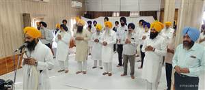 ਪ੍ਰਕਾਸ਼ ਪੁਰਬ ਨੂੰ ਸਮਰਪਿਤ ਸ਼੍ਰੀ ਅਖੰਡ ਪਾਠ ਦੇ ਭੋਗ ਪਾਏ