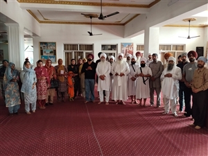 ਗੁਰਦੁਆਰਾ ਸਿੰਘਾਂ ਸ਼ਹੀਦਾਂ ’ਚ ਹਫ਼ਤਾਵਾਰੀ ਧਾਰਮਿਕ ਸਮਾਗਮ ਕਰਵਾਇਆ