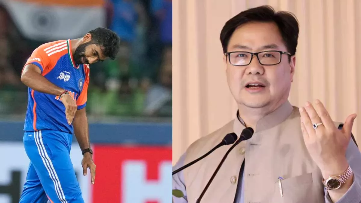 IND vs PAK: 'ਪਾਕਿਸਤਾਨ ਇਸੇ ਸਜ਼ਾ ਦਾ ਹੱਕਦਾਰ...'ਬੁਮਰਾਹ ਦੇ 'ਜੈੱਟ ਕਰੈਸ਼' ਐਕਸ਼ਨ ਬਾਰੇ ਕੀ ਬੋਲੇ ਕਿਰਨ ਰਿਜੀਜੂ?