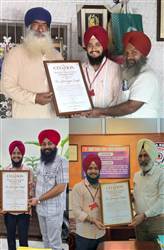 ਇੰਜੀ. ਚੱਗਰ ਨੂੰ ਮਿਲਿਆ ‘ਯੂਥ ਵਲੰਟੀਅਰ ਐਵਾਰਡ-2026’