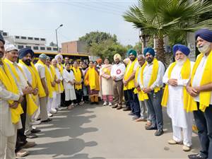 ਸ਼ਹੀਦ-ਏ-ਆਜ਼ਮ ਨੂੰ ਸਮਰਪਿਤ ਦੇਸ਼ਭਗਤੀ ਦੇ ਜਜ਼ਬੇ ਨਾਲ ਕੱਢਿਆ ਮਾਰਚ