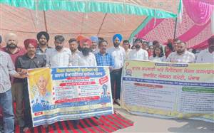 ਮੰਗਾਂ ਸਬੰਧੀ ਕੈਬਨਿਟ ਮੰਤਰੀ ਮੁੰਡੀਆਂ ਦੇ ਘਰ ਅੱਗੇ ਪੱਕਾ ਧਰਨਾ