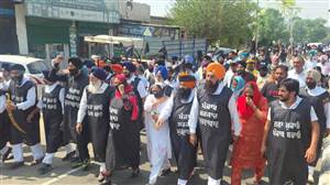 ਮੋਹਨਜੀਤ ਸਿੰਘ ਨੂੰ ਇਨਸਾਫ਼ ਦਿਵਾਉਣ ਲਈ ਸੀਐੱਮ ਕੋਠੀ ਅੱਗੇ ਪ੍ਰਦਰਸ਼ਨ