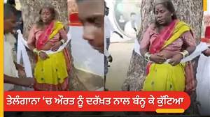 ਘਰੋਂ ਬਾਹਰ ਘਸੀਟ ਕੇ ਨਿੰਮ ਦੇ ਦਰੱਖ਼ਤ ਨਾਲ ਬੰਨ੍ਹਿਆ...ਕਾਲੇ ਜਾਦੂ ਦੇ ਸ਼ੱਕ 'ਚ 60 ਸਾਲਾ ਬਜ਼ੁਰਗ ਨਾਲ ਕੁੱਟਮਾਰ, ਪਤੀ ਤੇ ਪੁੱਤਰ ਨੂੰ ਵੀ ਨਹੀਂ ਬਖ਼ਸ਼ਿਆ