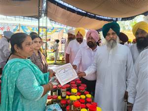 ਹਾੜ੍ਹੀ ਦੀਆਂ ਫ਼ਸਲਾਂ ਸਬੰਧੀ ਲਗਾਇਆ ਜ਼ਿਲ੍ਹਾ ਪੱਧਰੀ ਕਿਸਾਨ ਸਿਖਲਾਈ ਕੈਂਪ