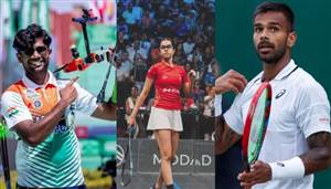 Asian Games 2026: ਸਕੁਐਸ਼ ਤੇ ਤੀਰਅੰਦਾਜ਼ੀ ਦੇ ਕੁਆਰਟਰ ਫਾਈਨਲ ਵਿੱਚ ਪਹੁੰਚਿਆ ਭਾਰਤ, ਟੈਨਿਸ ’ਚ ਵੀ ਖਿਡਾਰੀਆਂ ਦੀ ਸ਼ਾਨਦਾਰ ਜਿੱਤ