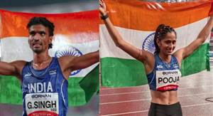 Asian Games 2026 : ਪੂਜਾ ਨੇ ਖ਼ਤਮ ਕੀਤਾ 24 ਸਾਲ ਦਾ ਸੋਕਾ, ਗੁਲਵੀਰ ਨੇ ਲਗਾਈ ਮੈਡਲ ਹੈਟ੍ਰਿਕ; ਐਥਲੈਟਿਕਸ ’ਚ ਛਾਇਆ ਭਾਰਤ