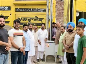 ਵਾਰਡ ਨੰਬਰ 14 ਨੂੰ ਰੌਸ਼ਨ ਕਰਨ ਵੱਲ ਅਹਿਮ ਕਦਮ, ਨਵੀਆਂ ਲਾਈਟਾਂ ਦੇ ਪੈਨਲ ਦਾ ਉਦਘਾਟਨ