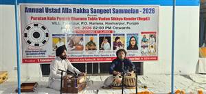 ਸਾਲਾਨਾ ਉਸਤਾਦ ਅੱਲਾ ਰੱਖਾ ਖਾਂ ਸੰਗੀਤ ਸੰਮੇਲਨ ਯਾਦਗਾਰੀ ਹੋ ਨਿਬੜਿਆ
