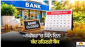 Bank Holidays in November: ਕੁੱਲ 16 ਦਿਨ ਬੰਦ ਰਹੇਗਾ ਕੰਮਕਾਜ, ਲਿਸਟ 'ਚ ਦੇਖੋ ਆਪਣੇ ਸ਼ਹਿਰ ਦੀ ਡਿਟੇਲ