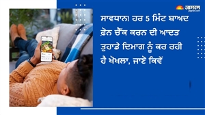 ਸਾਵਧਾਨ! ਹਰ 5 ਮਿੰਟ ਬਾਅਦ ਫ਼ੋਨ ਚੈੱਕ ਕਰਨ ਦੀ ਆਦਤ ਤੁਹਾਡੇ ਦਿਮਾਗ ਨੂੰ ਕਰ ਰਹੀ ਹੈ ਖੋਖਲਾ, ਜਾਣੋ ਕਿਵੇਂ