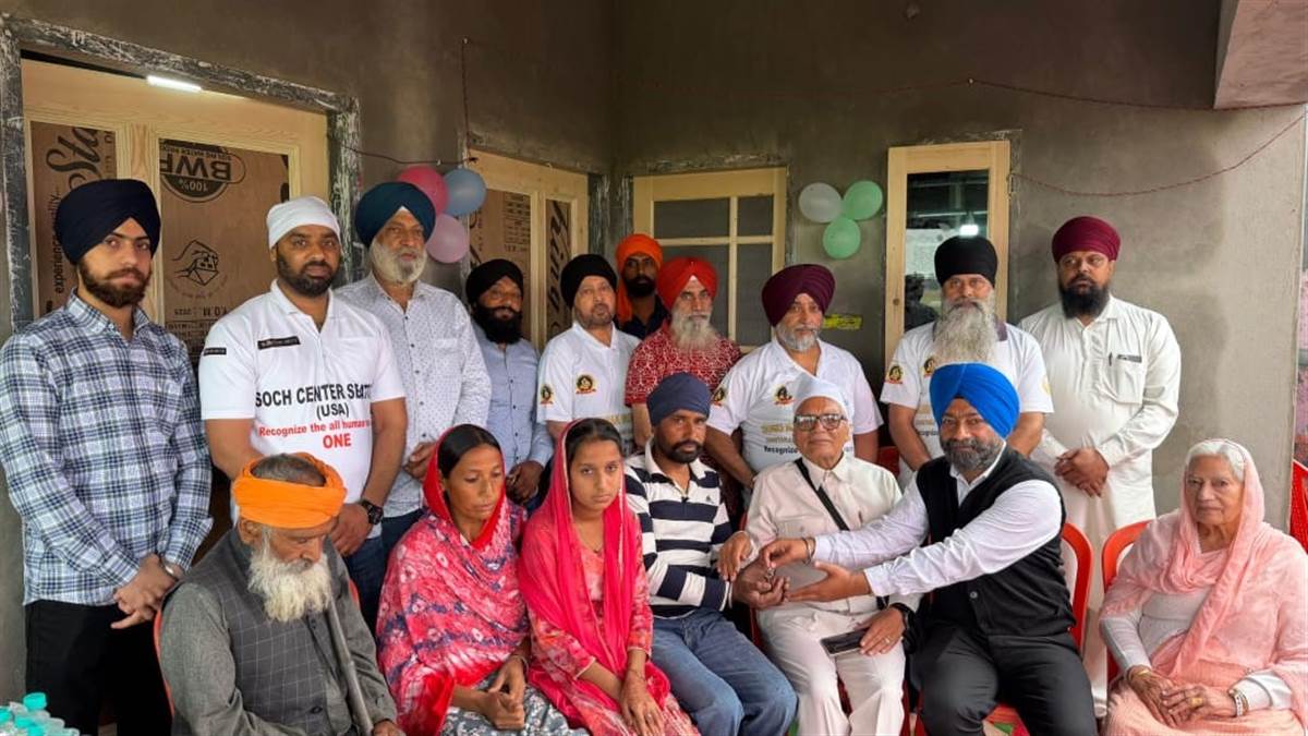 ਹੜ੍ਹ ਪੀੜਤ ਪਰਿਵਾਰ ਨੂੰ ਮਕਾਨ ਬਣਾ ਕੇ ਦਿੱਤਾ