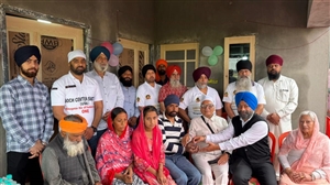 ਹੜ੍ਹ ਪੀੜਤ ਪਰਿਵਾਰ ਨੂੰ ਮਕਾਨ ਬਣਾ ਕੇ ਦਿੱਤਾ