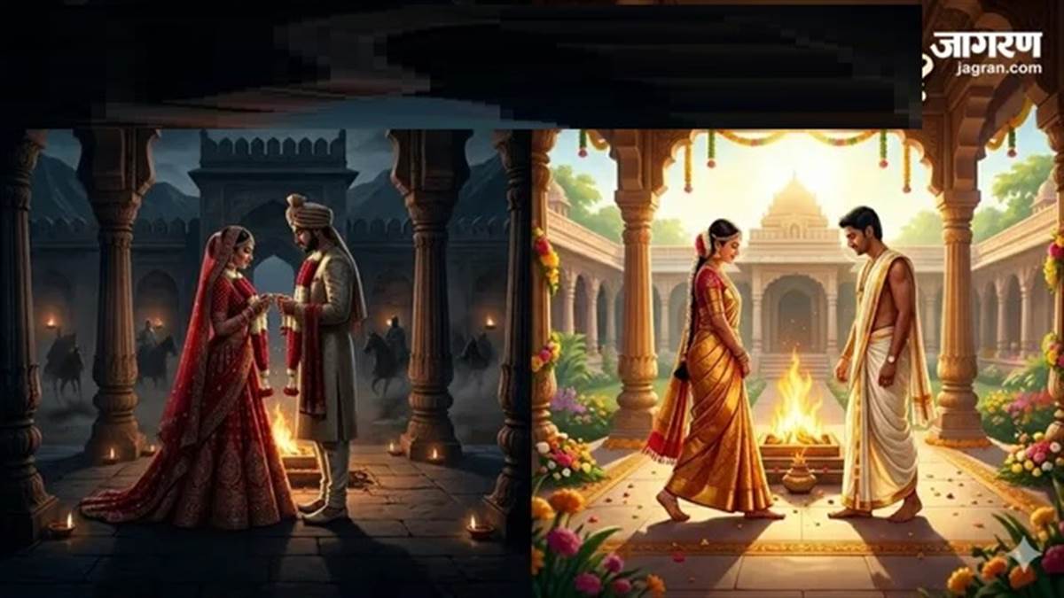 ਕੀ ਹੈ ਵਿਆਹ ਦਾ ਅਸਲੀ ਵੈਦਿਕ ਮੁਹੂਰਤ, ਸਾਊਥ 'ਚ ਦਿਨ ਵੇਲੇ ਤੇ ਉੱਤਰ ਭਾਰਤ 'ਚ ਰਾਤ ਨੂੰ ਕਿਉਂ ਹੁੰਦੇ ਹਨ ਫੇਰੇ?