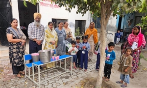 ਸਰਕਾਰੀ ਪ੍ਰਾਇਮਰੀ ਸਕੂਲ ਕਾਰਾਬਾਰਾ ’ਚ ਕਰਵਾਈ ਮੈਗਾ ਪੀਟੀਐੱਮ