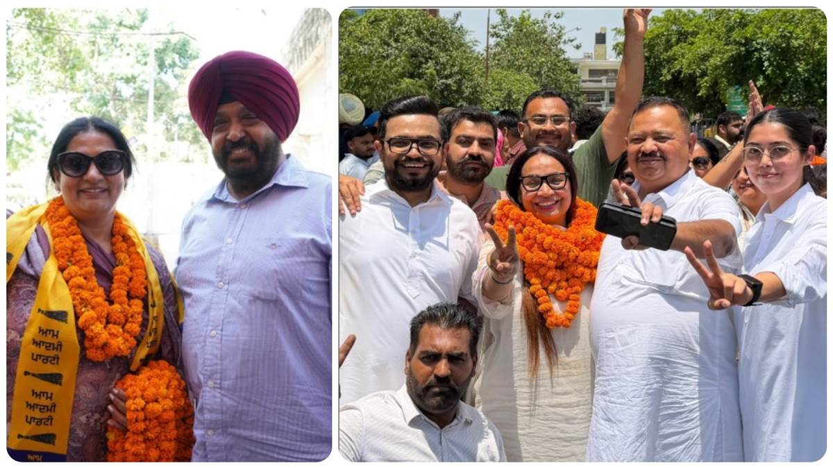 ਪੁਲਿਸ ਅਧਿਕਾਰੀਆਂ ਦੇ ਘਰਾਂ 'ਚ ਦੋਹਰੀਆਂ ਖ਼ੁਸ਼ੀਆਂ : DIG ਤੇ ਇੰਸਪੈਕਟਰ ਦੀਆਂ ਵਹੁਟੀਆਂ ਨੇ ਚੋਣਾਂ 'ਚ ਗੱਡੇ ਸਫਲਤਾ ਦੇ ਝੰਡੇ