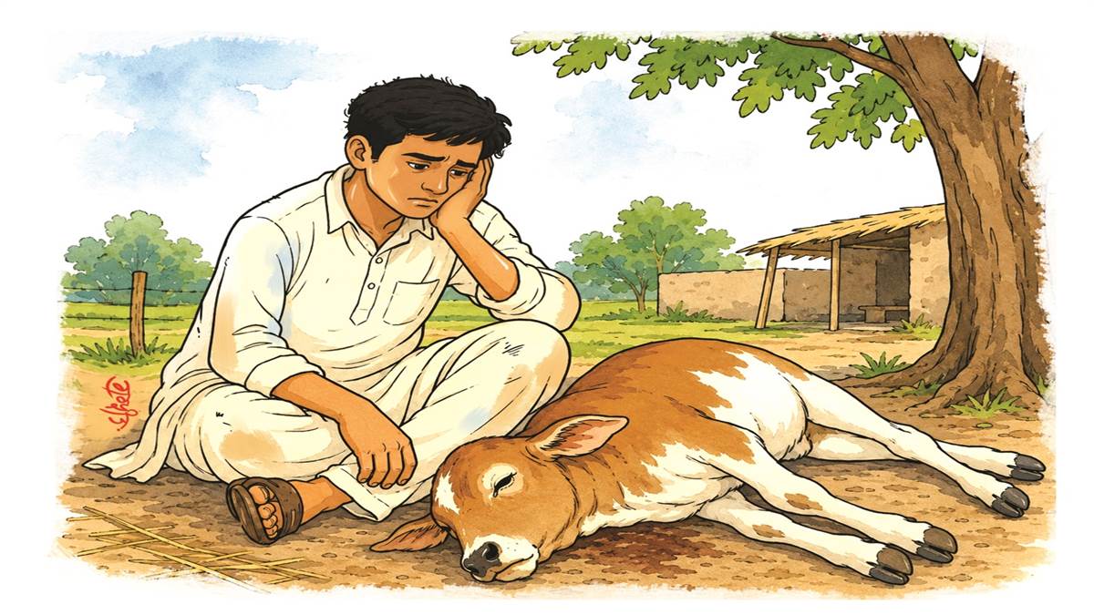 ਸੰਨ ਉੱਨੀ ਸੌ ਸੱਠ ’ਚ ਮੇਰੇ ਪਿਤਾ ਨੇ ਗਾਂ ਲਈ ਤਾਂ ਜੋ ਦੁੱਧ ਦੀ ਲੋੜ ਪੂਰੀ ਹੋ ਸਕੇ। ਗਾਂ ਖਾਲਿਸ ਹਿਸਾਰੀ ਨਸਲ ਦੀ ਸੀ ਚਿੱਟਾ ਰੰਗ, ਗੋਲ ਤੁੰਦ, ਲੰਬੀ ਪੂੰਛ, ਨਿੱਕੇ-ਨਿੱਕੇ ਕਾਲੇ ਸਿੰਙ। ਬੜੀ ਸੋਹਣੀ-ਸੁਨੱਖੀ ਗਾਂ ਸੀ। ਉਸ ਦੀਆਂ ਕਜਰਾਰੀਆਂ ਅੱਖਾਂ ਏਦਾਂ ਲੱਗਦੀਆਂ ਸਨ, ਜਿਵੇਂ ਕਿਸੇ ਬਿਊਟੀ ਪਾਰਲਰ ਵਿੱਚੋਂ ਸੁਆਰ ਕੇ ਲਿਆਂਦੀਆਂ ਹੋਣ।
