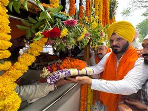 ਮੀਰੀ-ਪੀਰੀ ਖਾਲਸਾ ਮਾਰਚ ਦਾ ਫ਼ਿਰੋਜ਼ਪੁਰ ਪਹੁੰਚਣ ’ਤੇ ਸ਼ਰਧਾਪੂਰਵਕ ਸਵਾਗਤ
