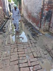 ਪਿੰਡ ਸੇਮਾ ਕਲਾਂ ਵਿਚ ਗਲੀਆਂ-ਨਾਲੀਆਂ ਦੀ ਮਾੜੀ ਹਾਲਤ, ਮੀਂਹ ਮਗਰੋਂ ਲੋਕਾਂ ਦੀਆਂ ਮੁਸ਼ਕਲਾਂ ਵਧੀਆਂ