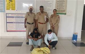 ਤਾਂਬੇ ਦੀਆਂ ਕੇਬਲ ਤਾਰਾਂ ਚੋਰੀ ਕਰਨ ਵਾਲੇ ਦੋ ਕਾਬੂ, ਇੱਕ ਫ਼ਰਾਰ