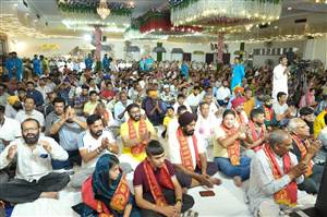 ਬਸਰਾ ਪੈਲੇਸ ’ਚ ਪੰਜ ਰੋਜ਼ਾ ਸ਼੍ਰੀ ਕ੍ਰਿਸ਼ਨ ਕਥਾ ਦਾ ਸ਼ੁਭ ਆਰੰਭ
