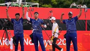 Asian Games 2026 : ਤੀਰਅੰਦਾਜ਼ੀ 'ਚ ਭਾਰਤ ਦਾ ਤੀਜਾ ਗੋਲਡ, ਮੈਨਜ਼ ਕੰਪਾਊਂਡ ਟੀਮ ਨੇ ਚੀਨ ਨੂੰ 238-237 ਨਾਲ ਹਰਾਇਆ
