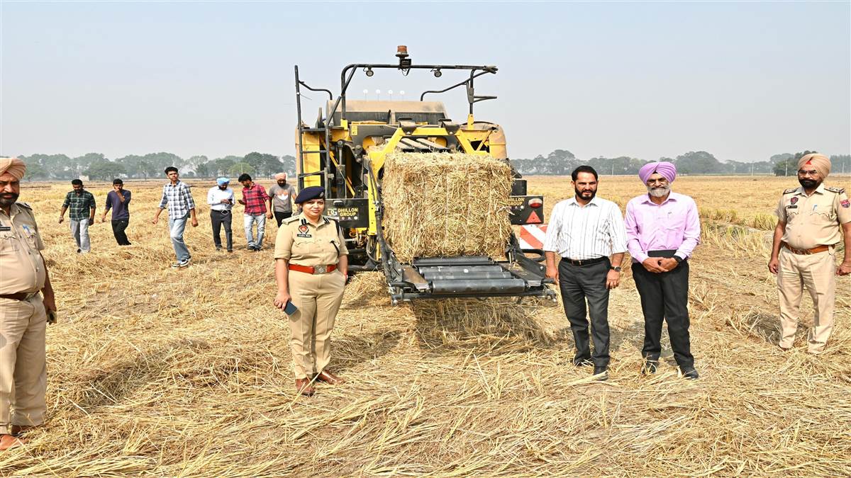 ਡੀਸੀ ਤੇ ਐੱਸਐੱਸਪੀ ਨੇ ਪਰਾਲੀ ਪ੍ਰਬੰਧਨ ਦੇ ਮੱਦੇਨਜ਼ਰ ਜ਼ਿਲ੍ਹੇ ਦੇ ਵੱਖ-ਵੱਖ ਪਿੰਡਾਂ ’ਚ ਦੌਰਾ