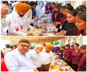 ਵਿਦਿਆਰਥਣਾਂ ਨੇ ਕਰਵਾ ਚੌਥ ਮੌਕੇ ਲਾਈ ਵਿਰਾਸਤੀ ਵਸਤਾਂ ਦੀ ਪ੍ਰਦਰਸ਼ਨੀ