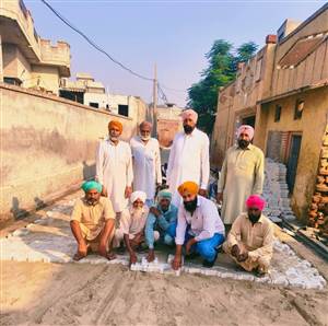 ਪਿੰਡ ਦਸੌਂਧੀਆ ਵਿਖੇ ਮੁੱਖ ਗਲੀ ਦਾ ਕੰਮ ਕਰਵਾਇਆ ਸ਼ੁਰੂ